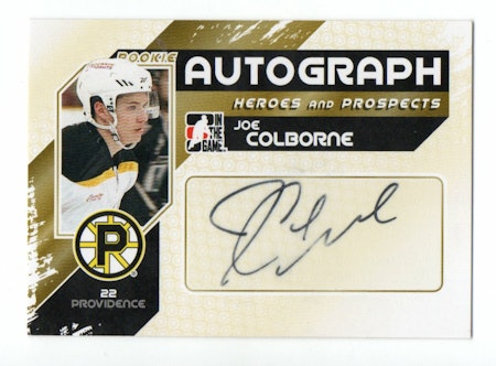 2010-11 ITG Heroes and Prospects Autographs #AJCO Joe Colborne (30-192x7-OTHERS)