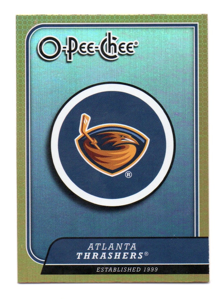 2008-09 O-Pee-Chee Team Checklists #CL2 Atlanta Thrashers (10-214x9-THRASHERS)