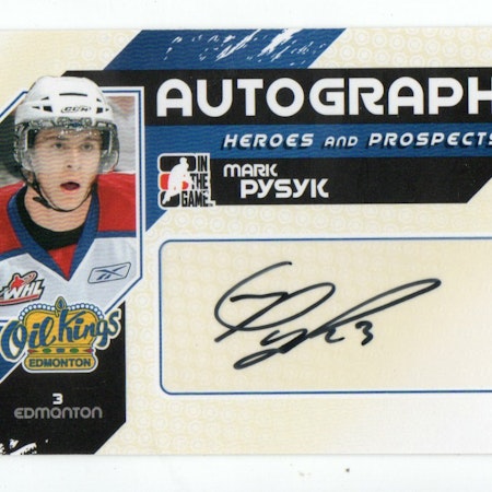 2010-11 ITG Heroes and Prospects Autographs #AMP Mark Pysyk (30-190x6-OTHERS)