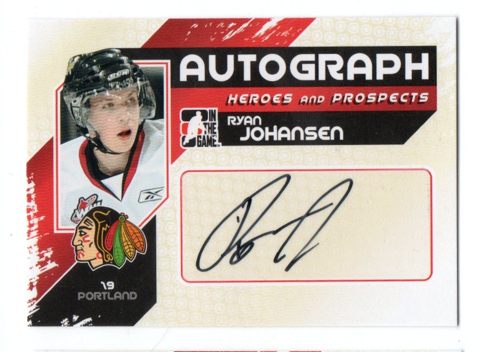 2010-11 ITG Heroes and Prospects Autographs #ARJ Ryan Johansen (80-189x1-PREDATORS)