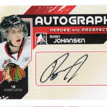 2010-11 ITG Heroes and Prospects Autographs #ARJ Ryan Johansen (80-189x1-PREDATORS)