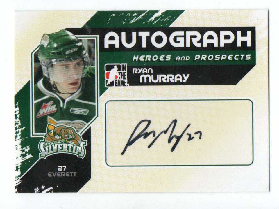 2010-11 ITG Heroes and Prospects Autographs #ARM Ryan Murray (50-193x6-OTHERS)