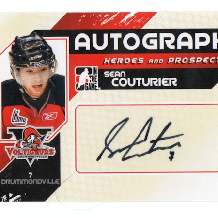 2010-11 ITG Heroes and Prospects Autographs #ASC Sean Couturier (150-188x2-FLYERS)
