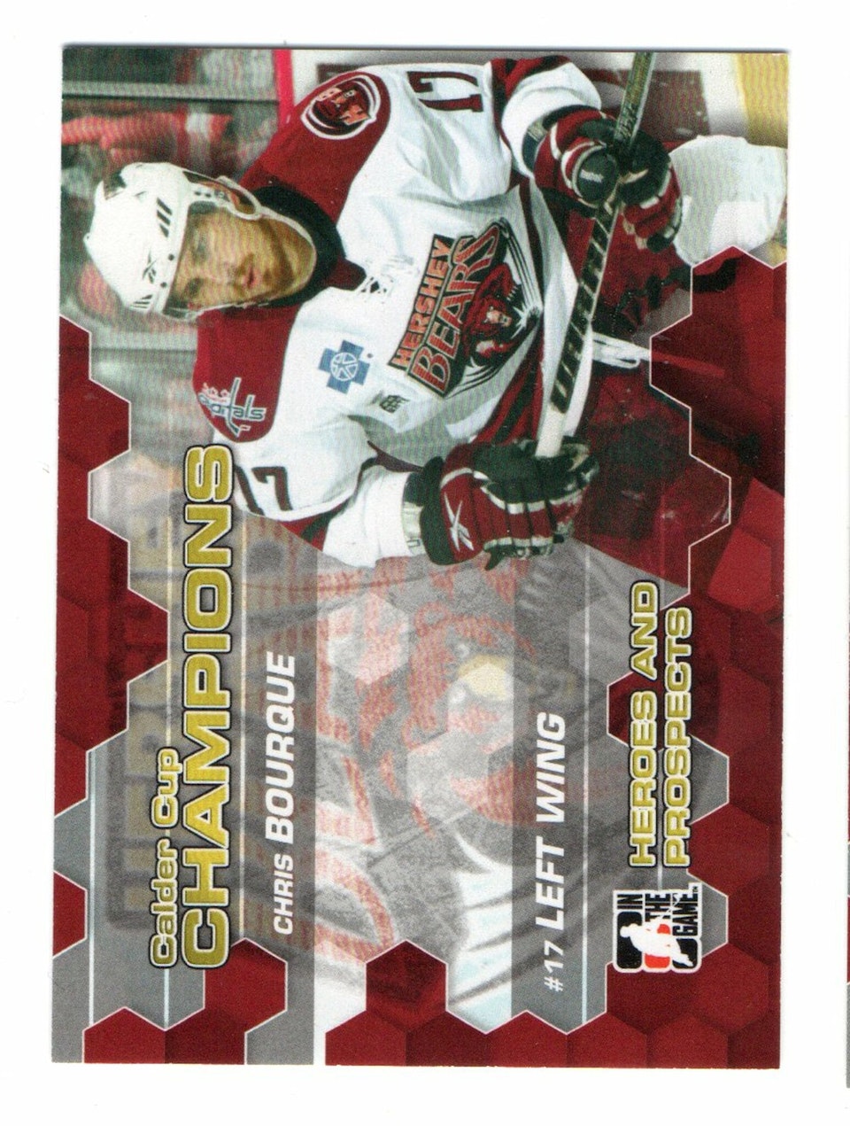 2010-11 ITG Heroes and Prospects Calder Cup Champions #CC02 Chris Bourque (25-182x2-CAPITALS)