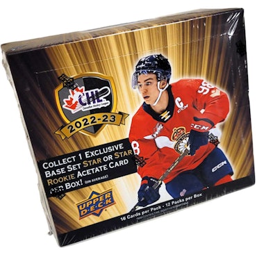 2022-23 Upper Deck Canadian Hockey League CHL (Hobby Box)