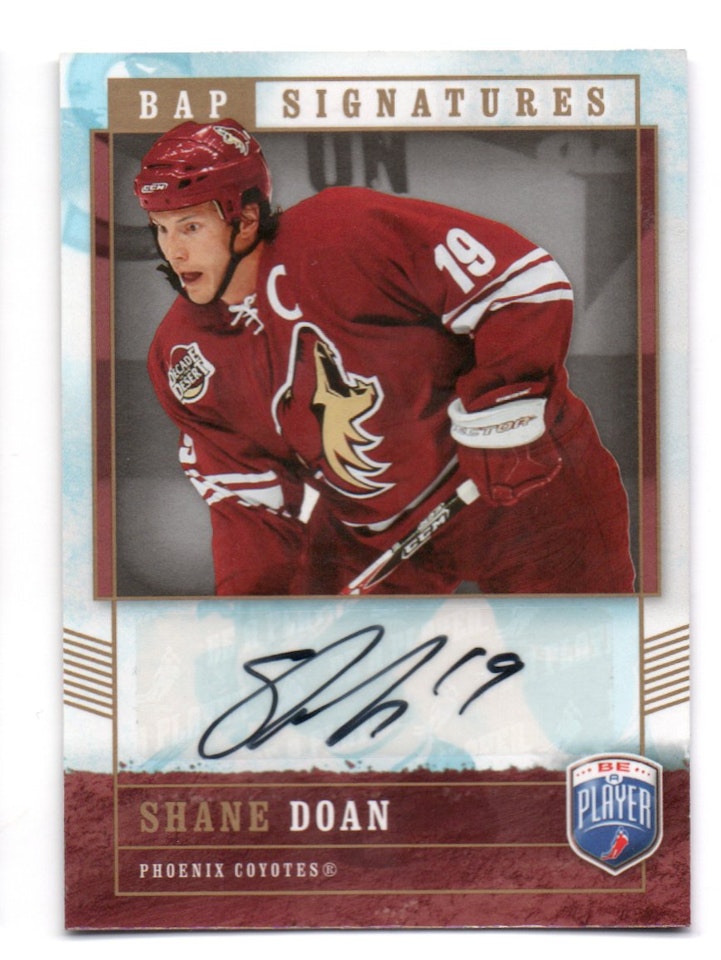 2006-07 Be A Player Signatures #SD Shane Doan (50-227x9-COYOTES)