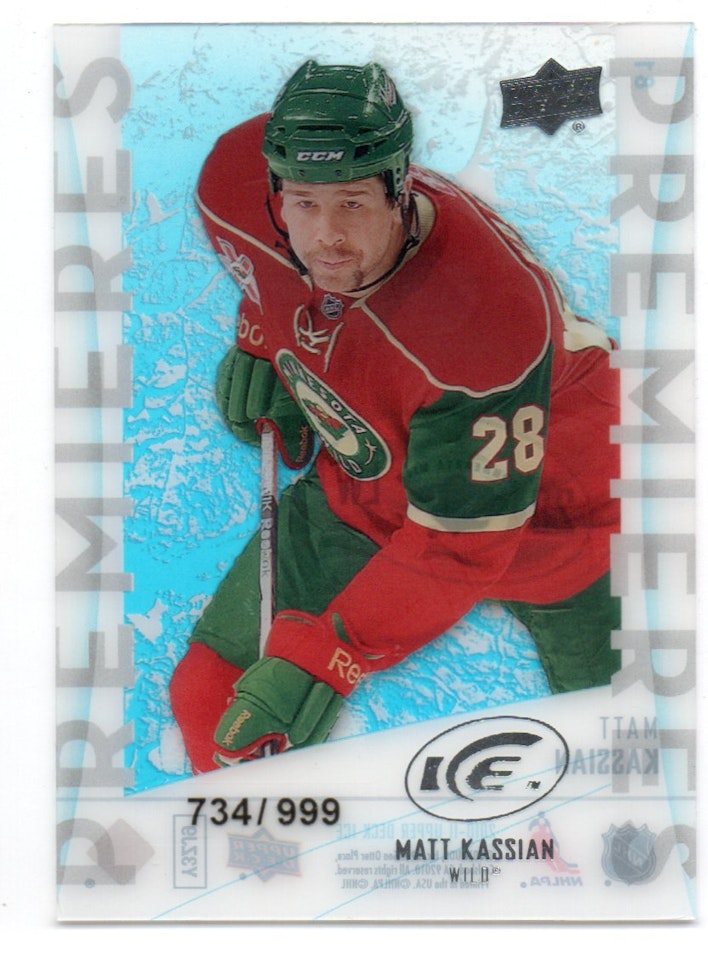 2010-11 Upper Deck Ice #81 Matt Kassian S RC (25-211x1-NHLWILD)