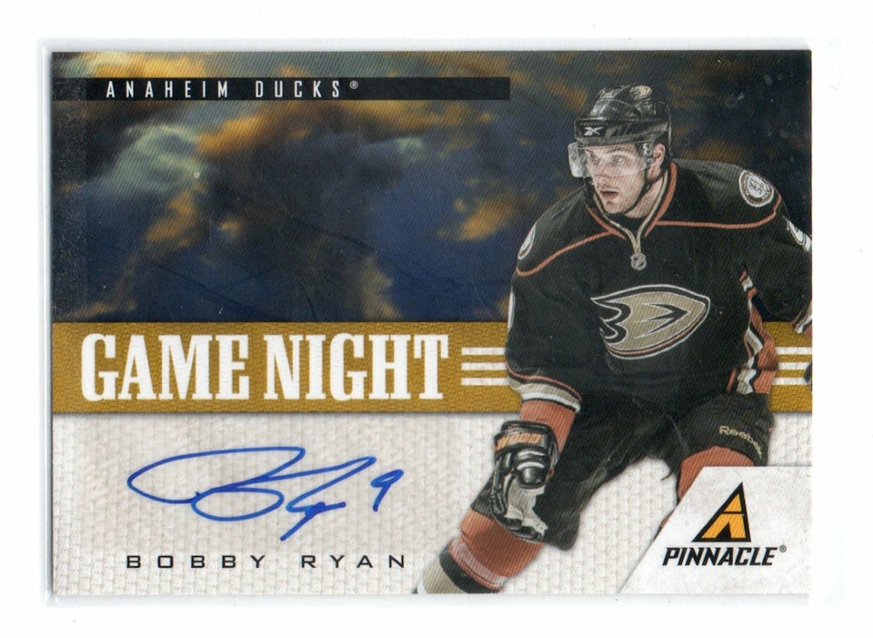 2011-12 Pinnacle Game Night Signatures #14 Bobby Ryan (60-231x6-DUCKS)