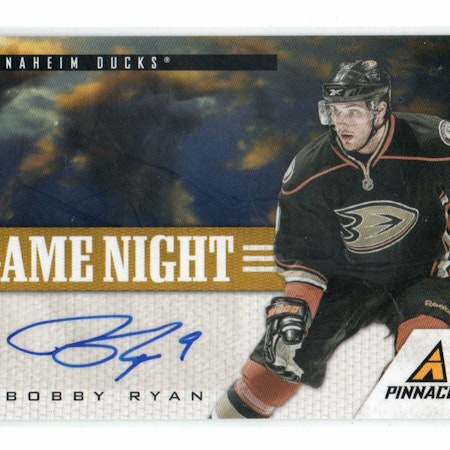 2011-12 Pinnacle Game Night Signatures #14 Bobby Ryan (60-231x6-DUCKS)