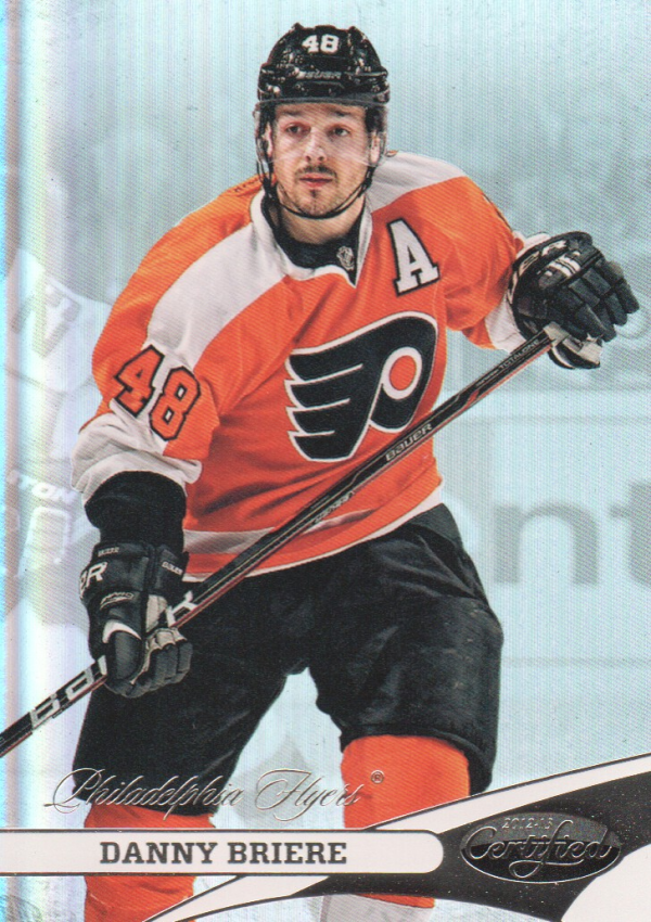 2012-13 Certified Mirror Hot Box #48 Danny Briere (10-222x8-FLYERS)