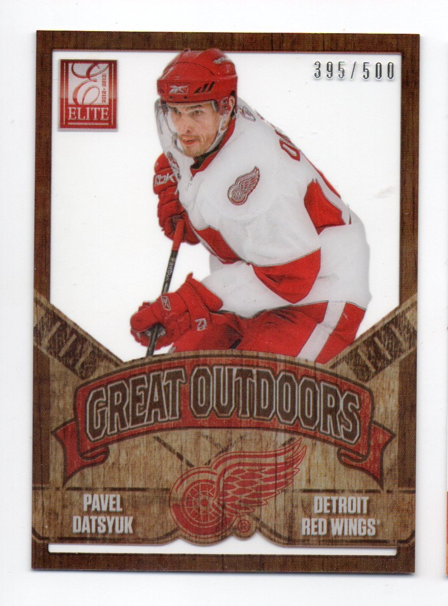 2012-13 Elite The Great Outdoors #6 Pavel Datsyuk (40-216x7-RED WINGS)