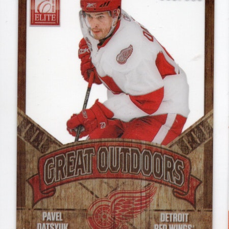 2012-13 Elite The Great Outdoors #6 Pavel Datsyuk (40-216x7-RED WINGS)
