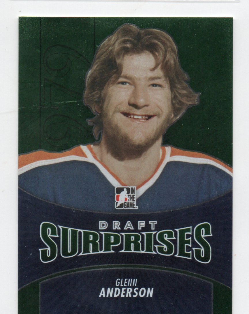 2012-13 ITG Draft Prospects Emerald #177 Glenn Anderson DS (20-224x3-OILERS)