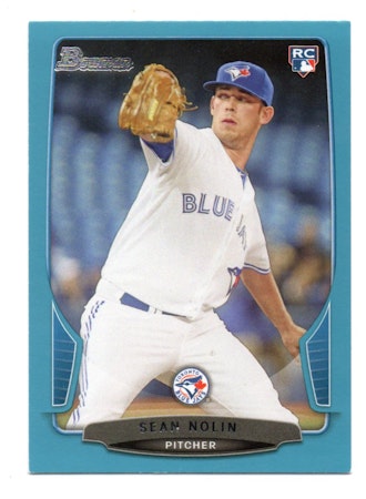 2013 Bowman Draft Blue #33 Sean Nolin (12-292x8-MLBBLUEJAYS)