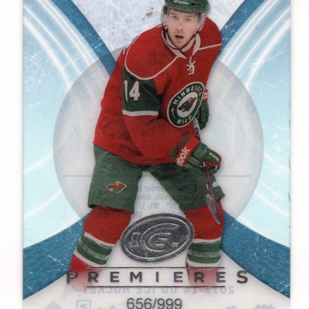 2013-14 Upper Deck Ice #58 Justin Fontaine RC (30-209x2-NHLWILD)