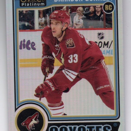 2014-15 O-Pee-Chee Platinum Rainbow #162 Brandon Gormley (12-203x4-COYOTES)