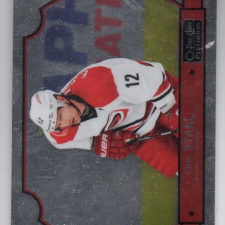 2014-15 O-Pee-Chee Platinum Retro #48 Eric Staal (10-203x1-HURRICANES)