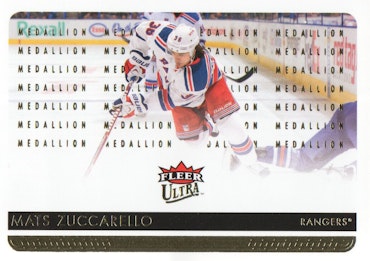 2014-15 Ultra Gold Medallion #121 Mats Zuccarello (10-225x3-RANGERS)