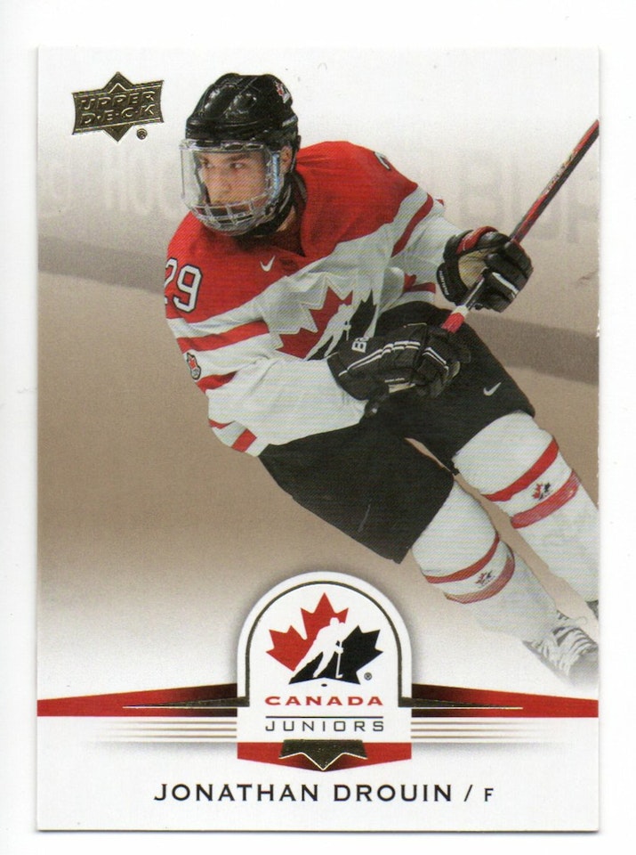 2014-15 Upper Deck Team Canada Juniors Gold #120 Jonathan Drouin SP (20-186x2-CANADA)