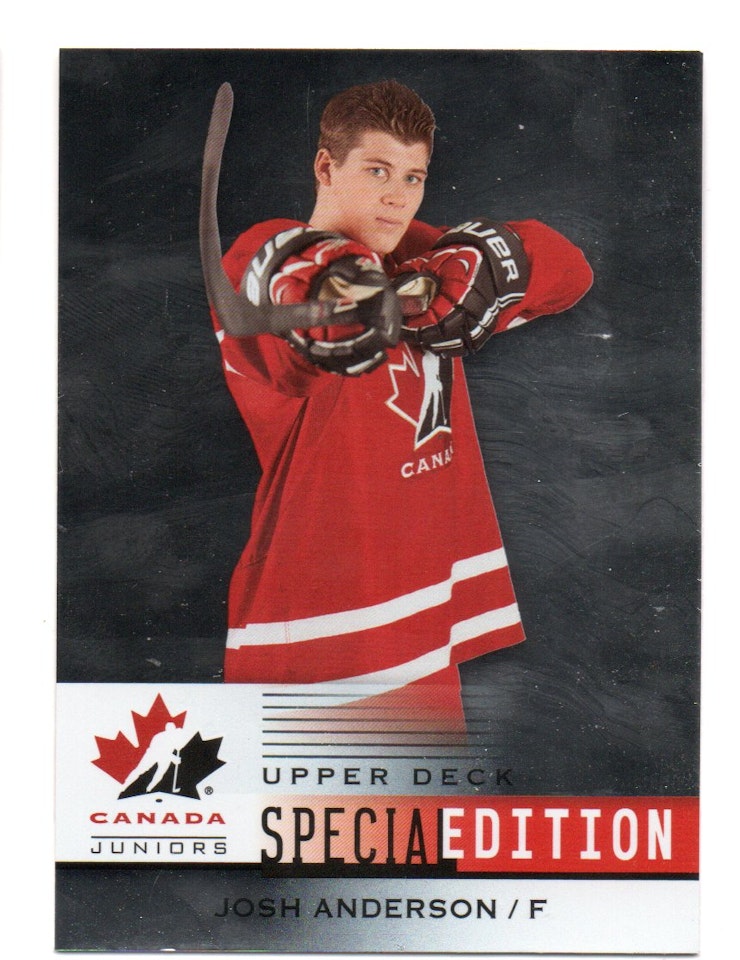 2014-15 Upper Deck Team Canada Juniors Special Edition #SE25 Josh Anderson (12-228x3-CANADA)