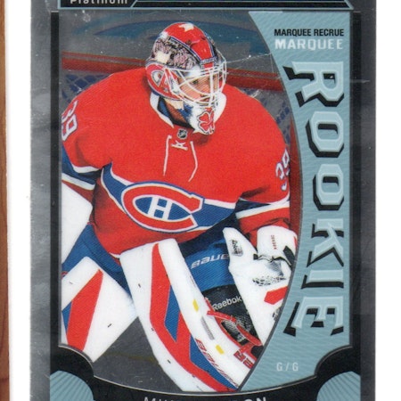 2015-16 O-Pee-Chee Platinum Marquee Rookies #M32 Mike Condon (12-300x7-CANADIENS)
