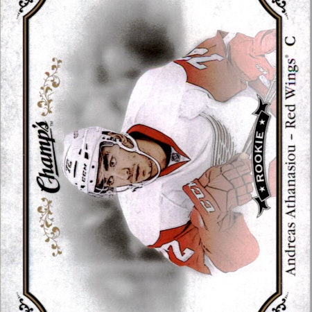 2015-16 Upper Deck Champ's #159 Andreas Athanasiou RC (40-221x5-RED WINGS)