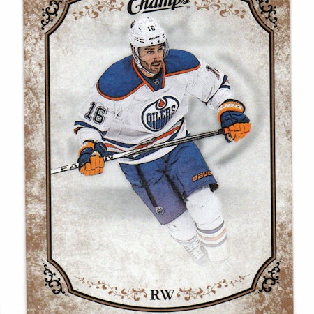 2015-16 Upper Deck Champ's Gold Variant Back #49 Teddy Purcell (15-222x1-OILERS)