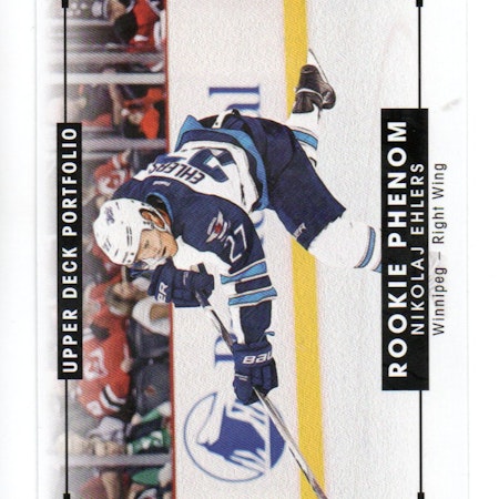 2015-16 Upper Deck Portfolio #322 Nikolaj Ehlers (40-226x3-NHLJETS)