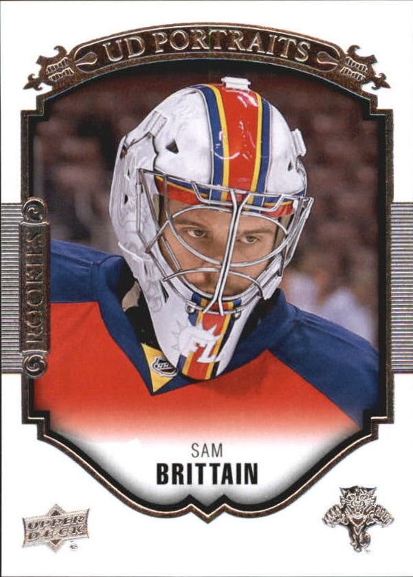 2015-16 Upper Deck UD Portraits #P108 Sam Brittain (12-199x1-NHLPANTHERS) (2)