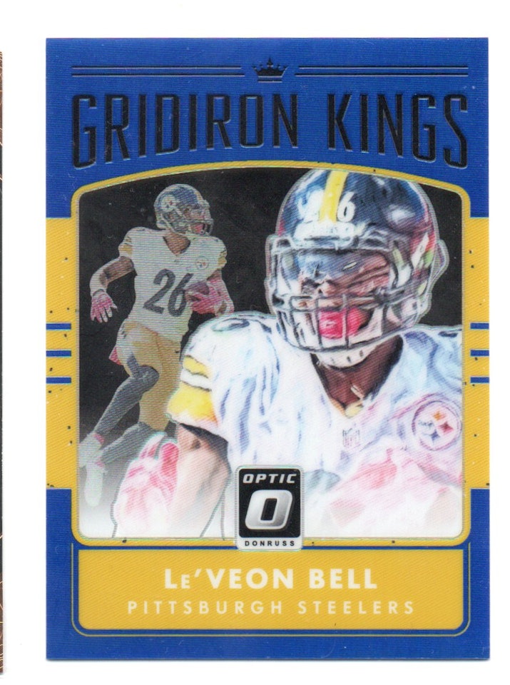2016 Donruss Optic Gridiron Kings Blue #18 Le'Veon Bell (20-234x5-NFLSTEELERS)
