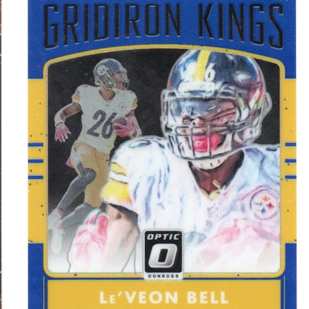 2016 Donruss Optic Gridiron Kings Blue #18 Le'Veon Bell (20-234x5-NFLSTEELERS)