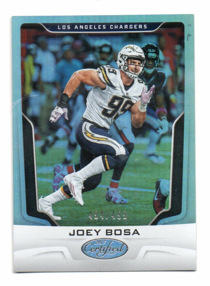 2017 Certified Mirror Silver #35 Joey Bosa (20-295x4-NFLCHARGERS)