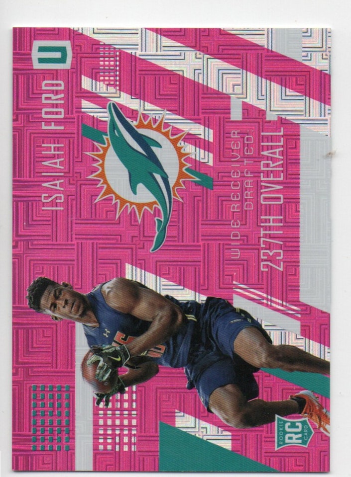 2017 Panini Unparalleled Pink #221 Isaiah Ford (20-278x6-NFLDOLPHINS)