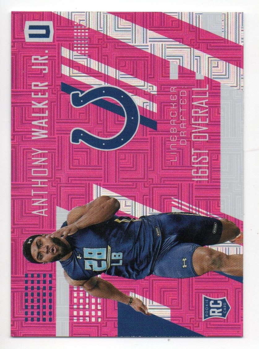 2017 Panini Unparalleled Pink #279 Anthony Walker Jr. (20-277x5-NFLCOLTS)