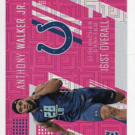 2017 Panini Unparalleled Pink #279 Anthony Walker Jr. (20-277x5-NFLCOLTS)