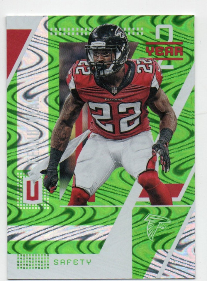 2017 Panini Unparalleled Year 2 Lime Green #20 Keanu Neal (20-217x4-NFLFALCONS)