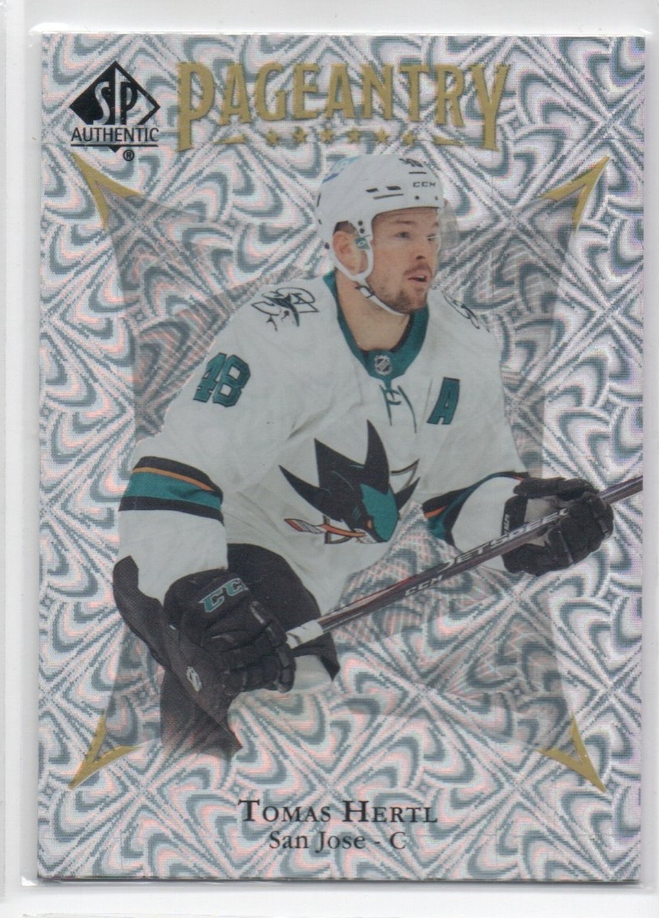 2021-22 SP Authentic Pageantry #P20 Tomas Hertl (15-288x8-SHARKS)