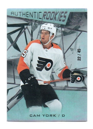 2021-22 SP Game Used #126 Cam York RC (250-283x6-FLYERS)