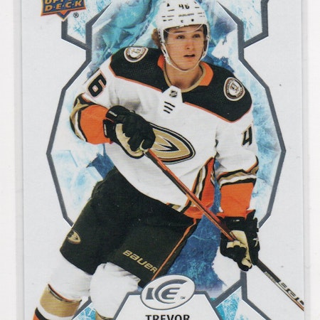 2021-22 Upper Deck Ice #123 Trevor Zegras RC (60-205x6-DUCKS)