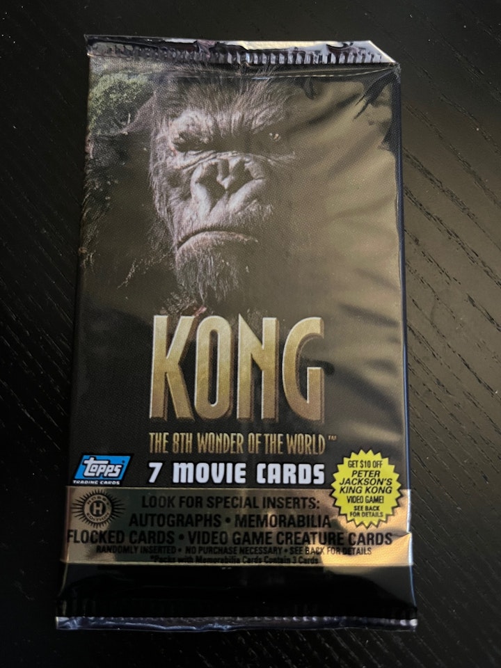 2005 Topps KIng Kong The 8th Wonder of the World (Movie Card - Löspaket)