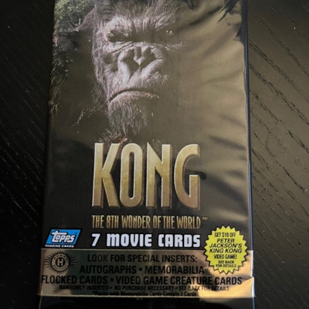 2005 Topps KIng Kong The 8th Wonder of the World (Movie Card - Löspaket)