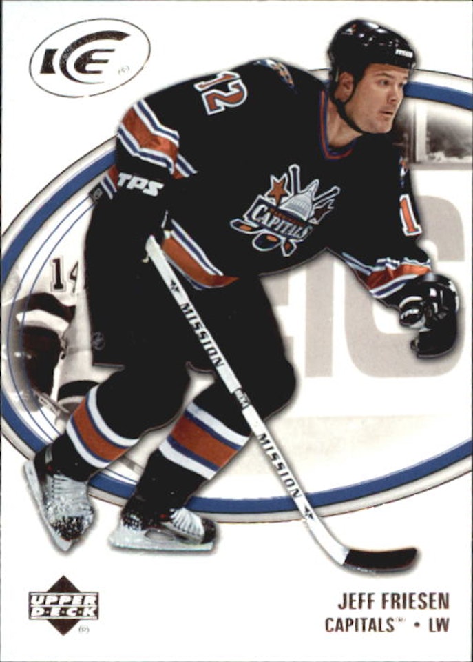 2005-06 Upper Deck Ice #99 Jeff Friesen (5-303x3-CAPITALS)