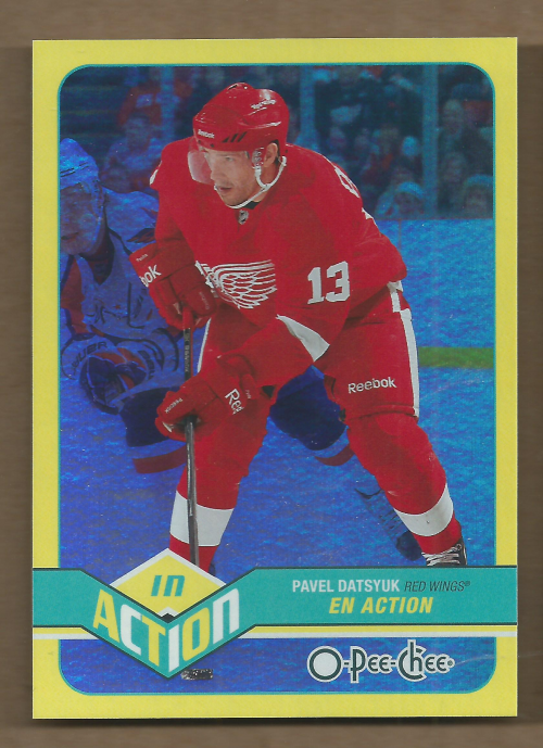 2011-12 O-Pee-Chee In Action #A9 Pavel Datsyuk (50-310x5-REDWINGS)