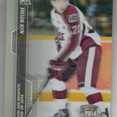 2013-14 ITG Heroes and Prospects #180 Nick Ritchie C14 (20-309x5-DUCKS)
