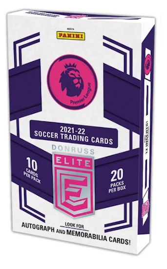 2021-22 Panini Donruss Elite Premier League (20-pack Box)