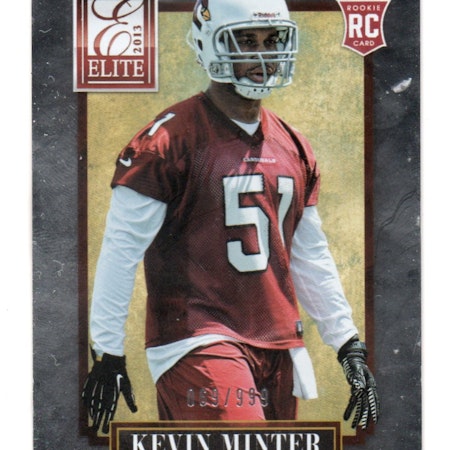 2013 Elite #154 Kevin Minter RC (20-303x6-NFLCARDINALS)