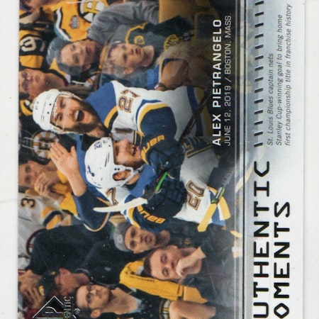 2019-20 SP Authentic #110 Alex Pietrangelo AM (10-314x1-BLUES)