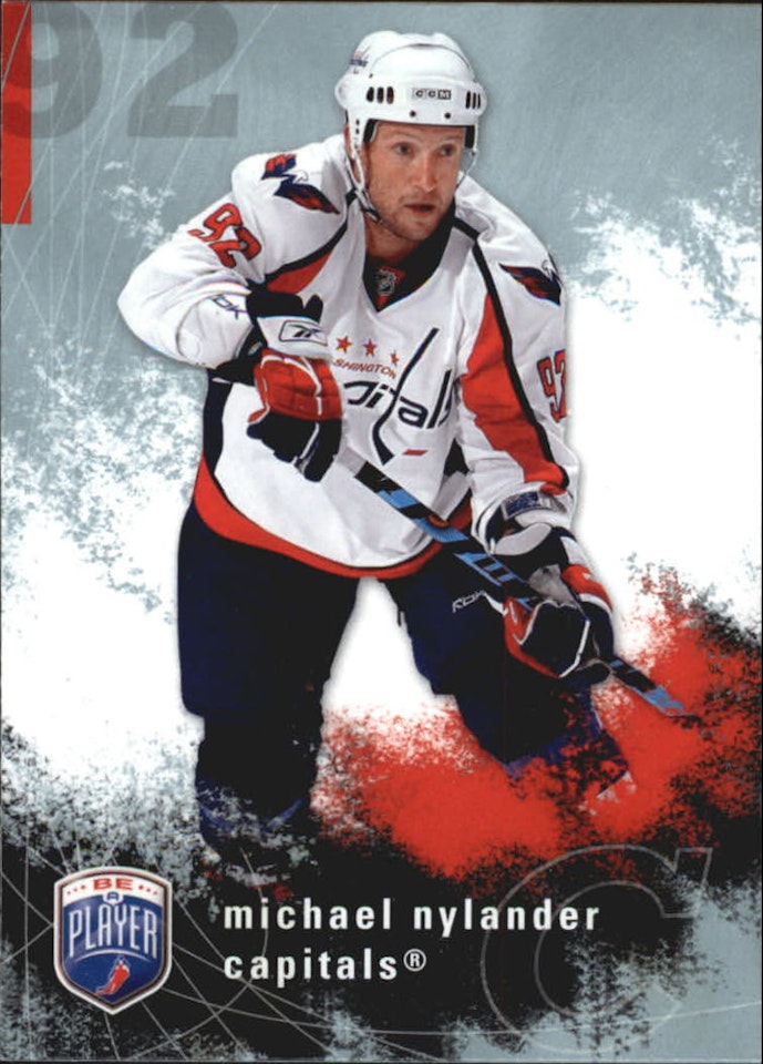 2007-08 Be A Player #197 Michael Nylander (5-318x9-CAPITALS)