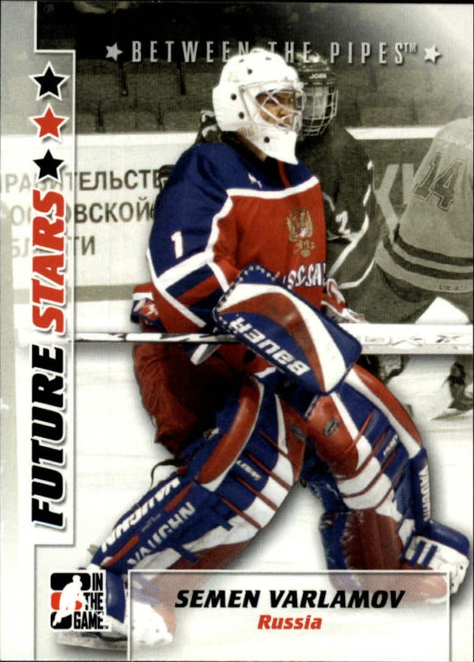2007-08 Between The Pipes #48 Simeon Varlamov (5-319x8-RUSSIA)