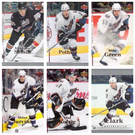 2007-08 Upper Deck Series 1 WASHINGTON CAPITALS TEAM SET (25-326x4-CAPITALS)